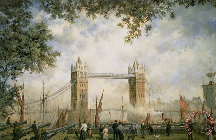 Richard Willis Tower Bridge - From the Tower of London Art Print