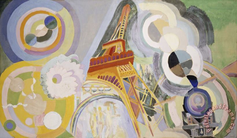 Robert Delaunay Air, Fire And Water Art Painting