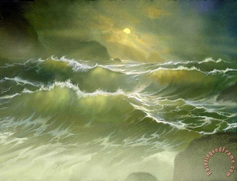 Robert Foster Emerald Sea Art Print