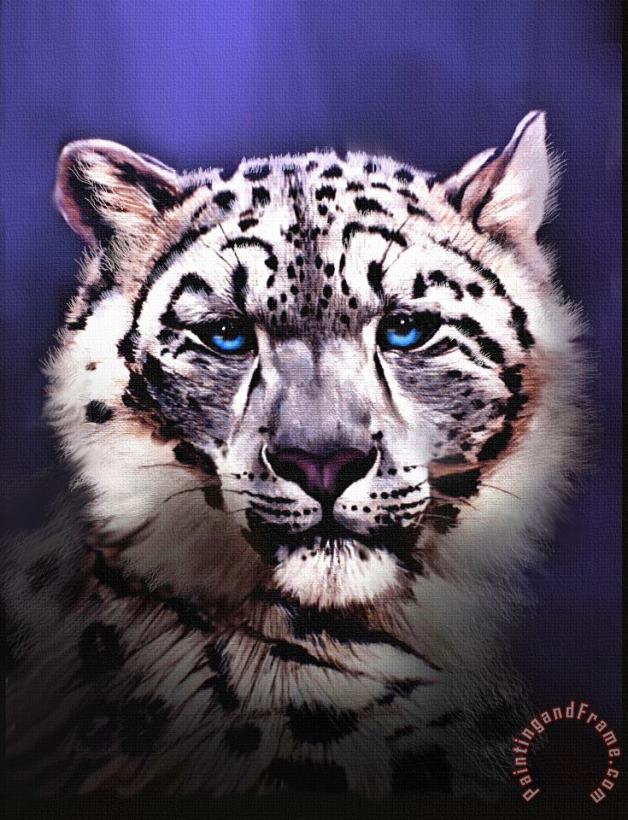 Robert Foster Snow Leopard Art Print