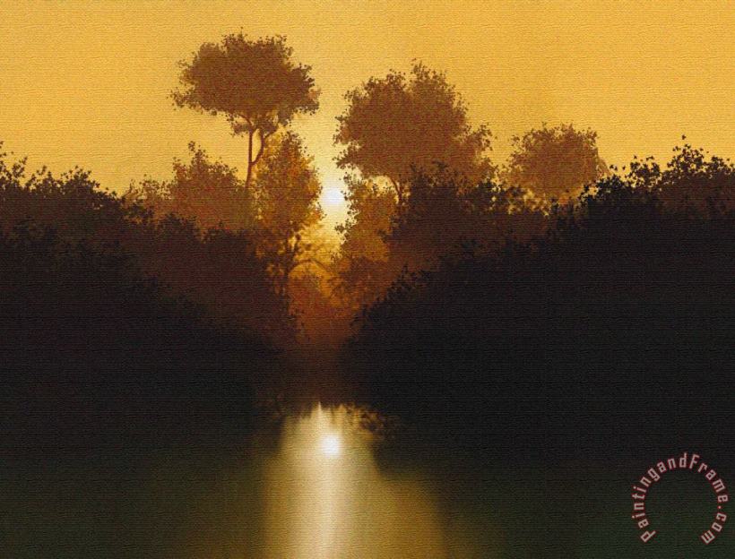 Still Pond painting - Robert Foster Still Pond Art Print