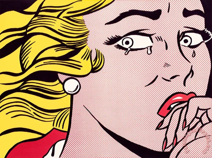 Roy Lichtenstein Crying Girl C 1963 Art Print