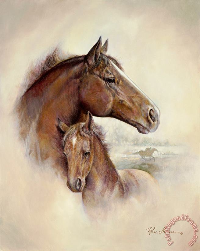Race Horse II painting - Ruane Manning Race Horse II Art Print