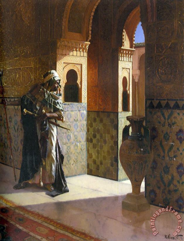 Rudolf Ernst The Moorish Guard Art Painting