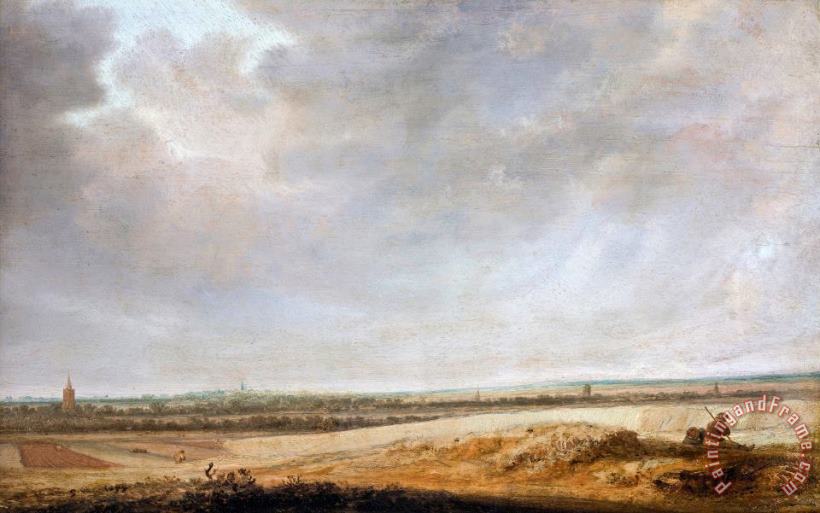 Salomon van Ruysdael Landscape with Cornfields Art Painting
