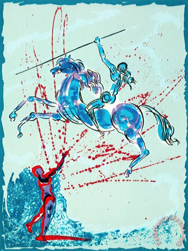 Salvador Dali Joan of Arc, 1978 Art Painting