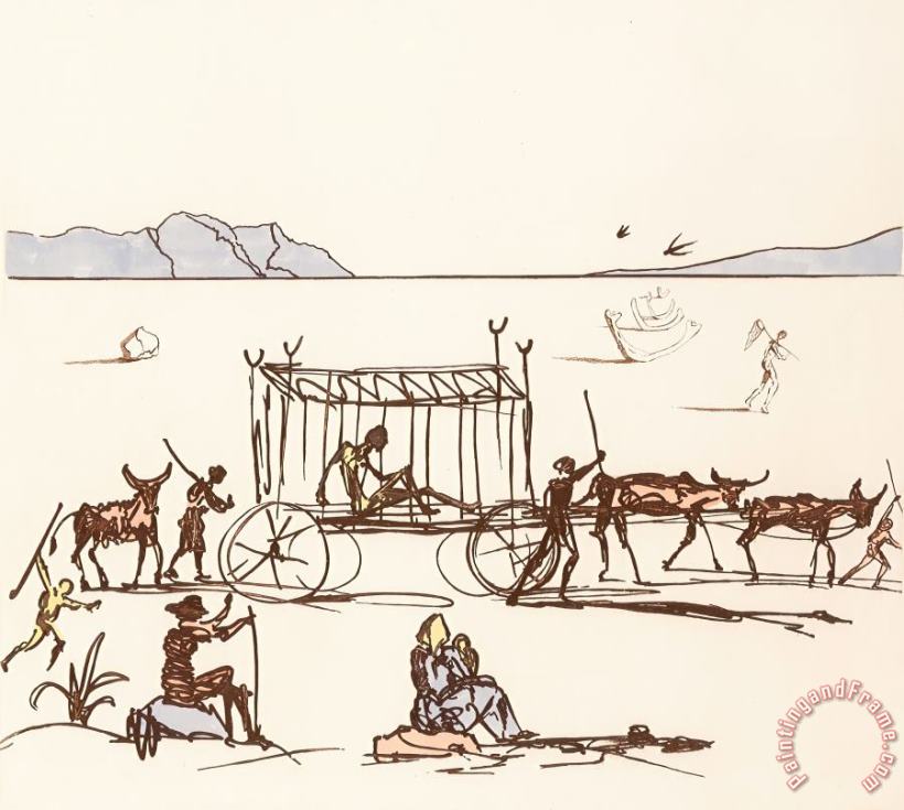Salvador Dali Judgement, From Historia De Don Quichotte De La Art Painting