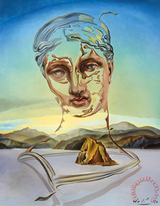 Salvador Dali Naissance D'une Divinite, 1960 Art Painting