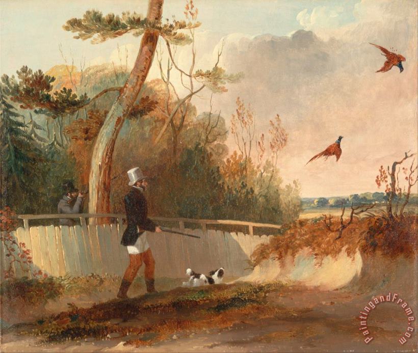 Pheasant Shooting painting - Samuel John Egbert Jones Pheasant Shooting Art Print