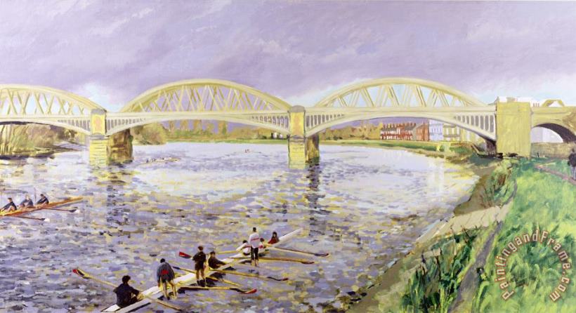 River Thames At Barnes painting - Sarah Butterfield River Thames At Barnes Art Print