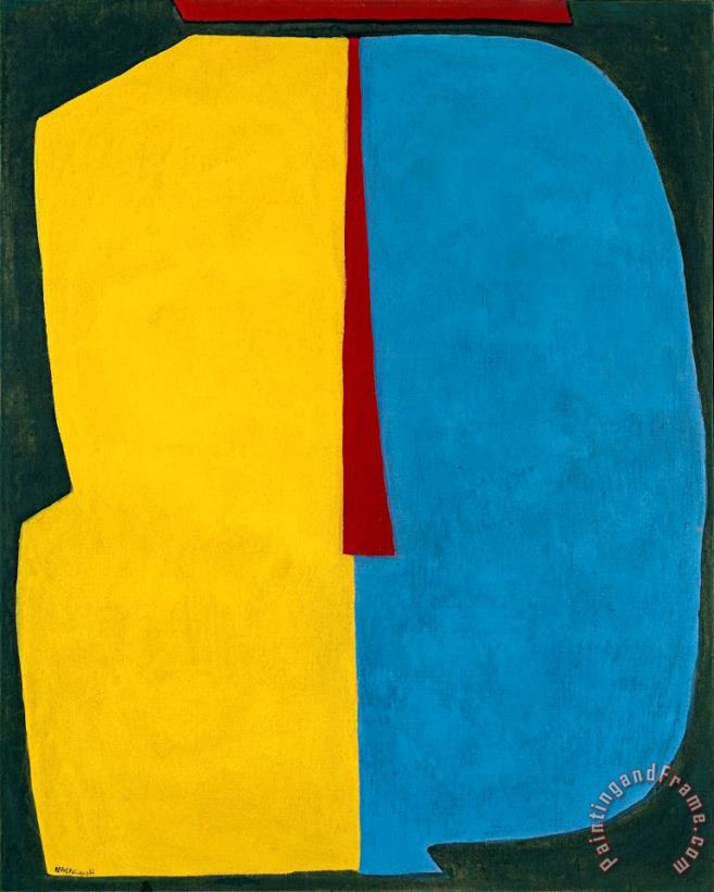 Composition Abstraite painting - Serge Poliakoff Composition Abstraite Art Print