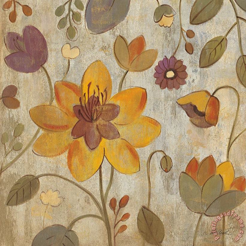 Silvia Vassileva Floral Song II Art Painting