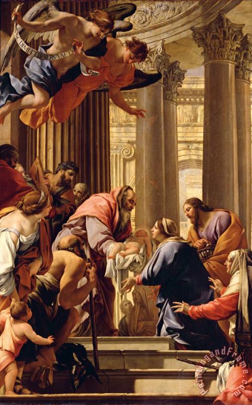 Simon Vouet Presentation in the Temple Art Painting