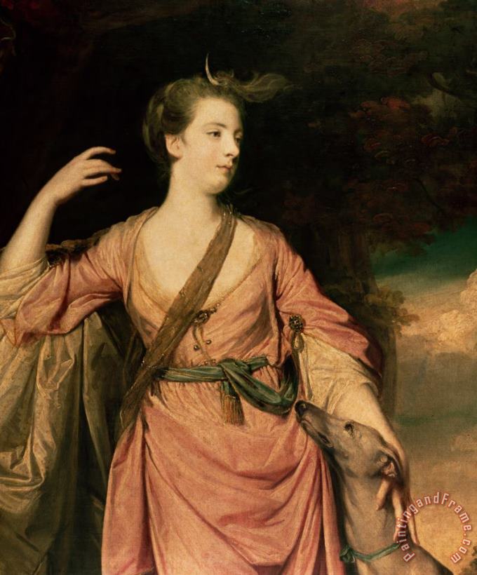 Lady Dawson painting - Sir Joshua Reynolds Lady Dawson Art Print