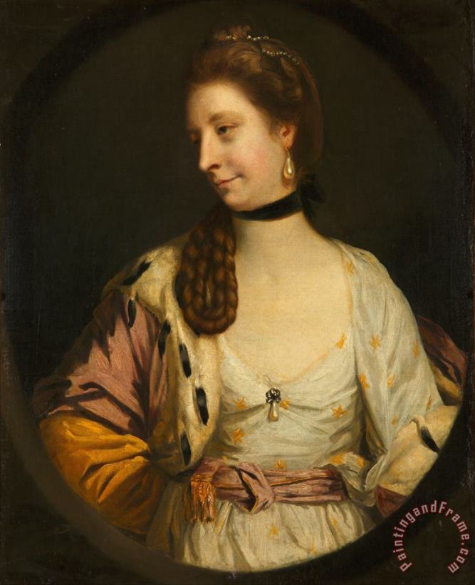 Lady Sondes painting - Sir Joshua Reynolds Lady Sondes Art Print