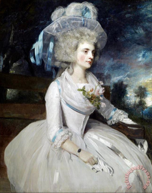 Selina, Lady Skipwith painting - Sir Joshua Reynolds Selina, Lady Skipwith Art Print