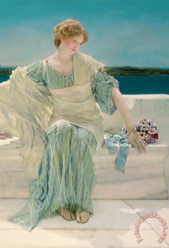 Ask me no more painting - Sir Lawrence Alma-Tadema Ask me no more Art Print