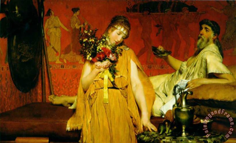Between Hope And Fear painting - Sir Lawrence Alma-Tadema Between Hope And Fear Art Print