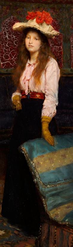 Portrait of Miss MacWirter painting - Sir Lawrence Alma-Tadema Portrait of Miss MacWirter Art Print
