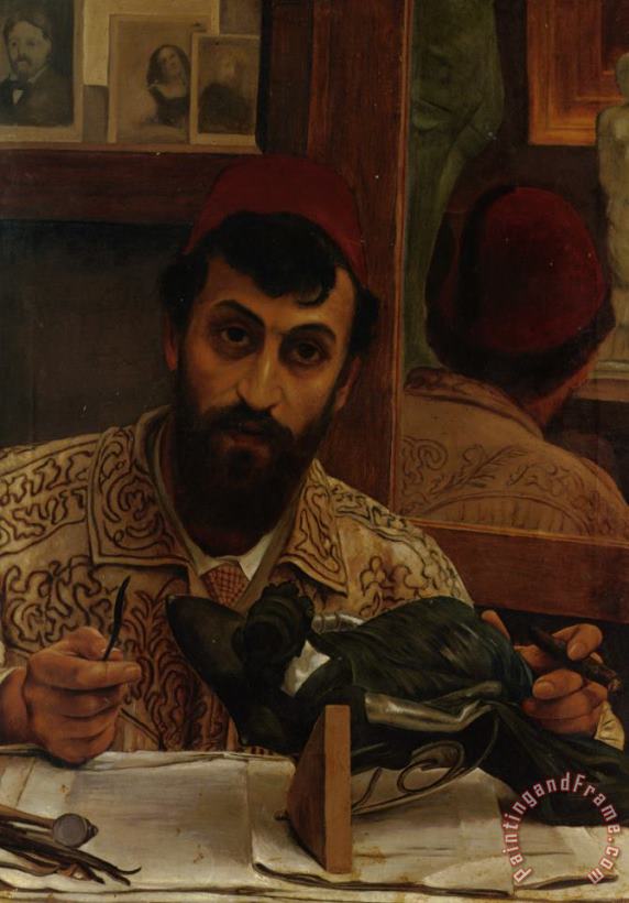 Sir Lawrence Alma-Tadema Portrait of Professor Giovanni Battista Amendola Art Painting