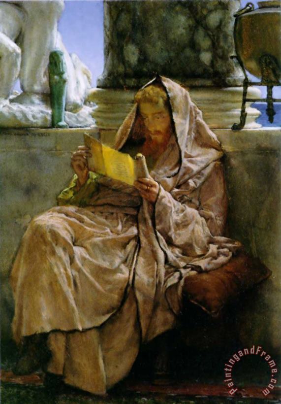 Prose painting - Sir Lawrence Alma-Tadema Prose Art Print