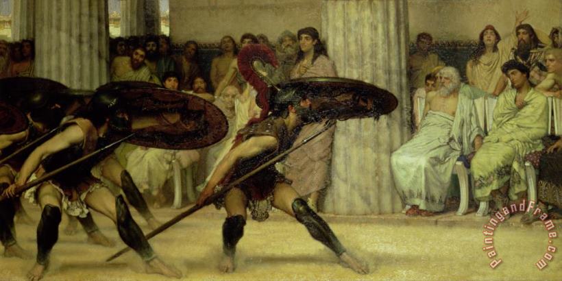 Sir Lawrence Alma-Tadema Pyrrhic Dance Art Painting