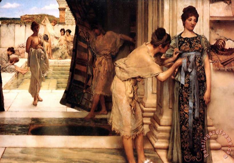 Sir Lawrence Alma-Tadema The Frigidarium Art Painting
