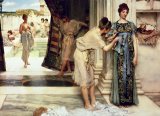 Sir Lawrence Alma-Tadema - The Frigidarium painting