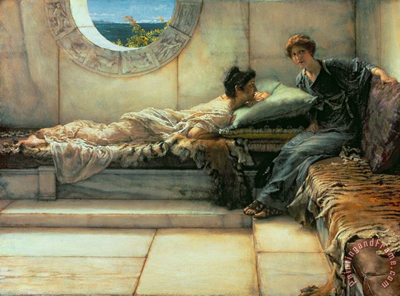 Sir Lawrence Alma-Tadema The Secret Art Painting