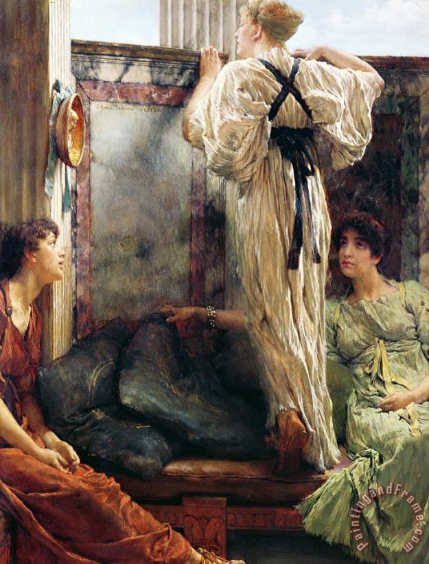 Sir Lawrence Alma-Tadema Who Is It Art Painting