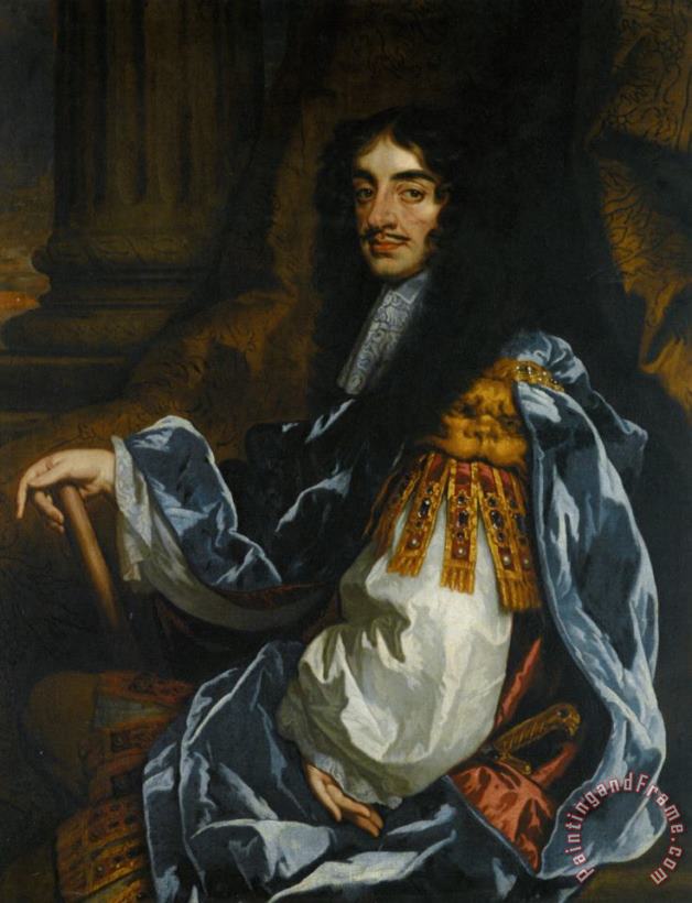 Sir Peter Lely Portrait of King Charles II Art Print