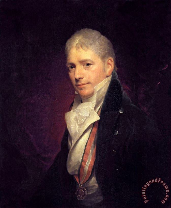 Sir Peter Francis Bourgeois, 1811 painting - Sir William Beechey Sir Peter Francis Bourgeois, 1811 Art Print