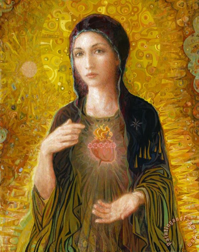 Smith Catholic Art Immaculate Heart of Mary painting - Immaculate Heart