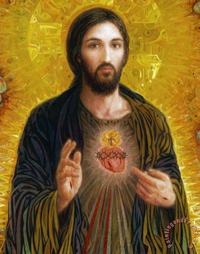 Smith Catholic Art Sacred Heart of Jesus Art Painting