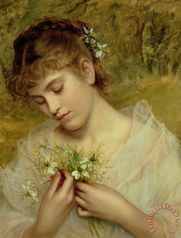 Sophie Anderson Love in a Mist Art Painting