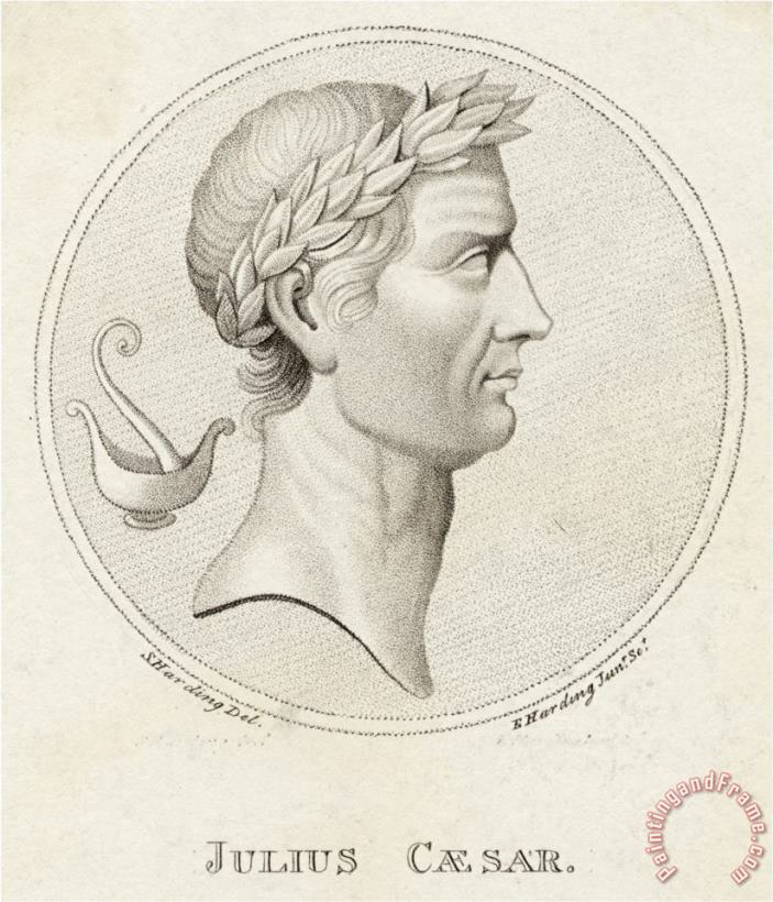Sophie Harding Gaius Julius Caesar Roman Emperor Art Painting