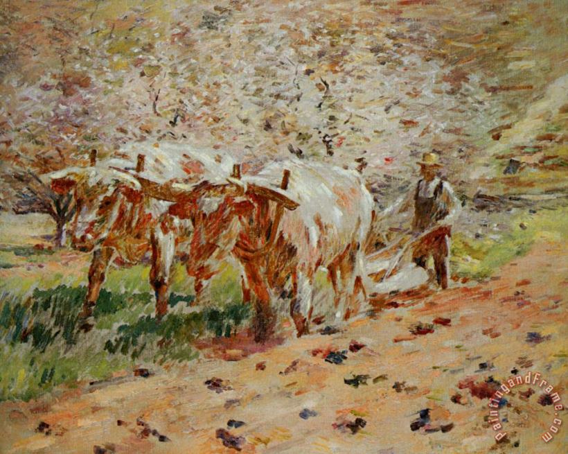 Springtime in Vermont painting - Theodore Robinson Springtime in Vermont Art Print