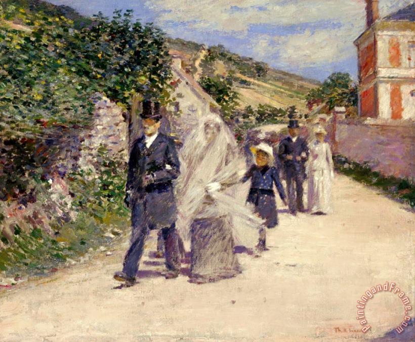 The Wedding March painting - Theodore Robinson The Wedding March Art Print