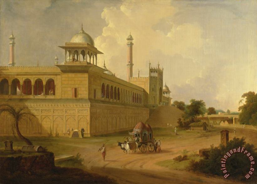 Jami Masjid, Delhi painting - Thomas Daniell Jami Masjid, Delhi Art Print