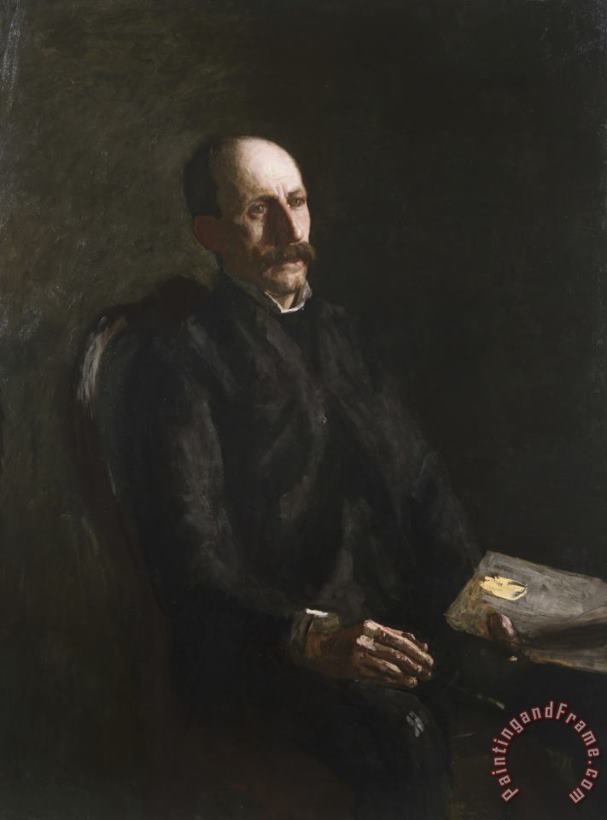 Portrait of a Man painting - Thomas Eakins Portrait of a Man Art Print