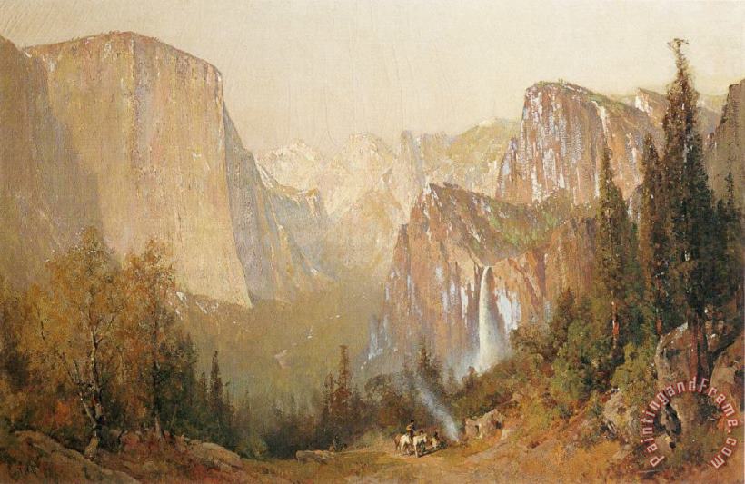 Thomas Hill Yosemite Valley Art Print