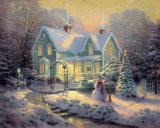 Thomas Kinkade - Blessings of Christmas painting