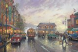 Thomas Kinkade - City by The Bay painting