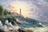 Thomas Kinkade - Clearing Storms painting