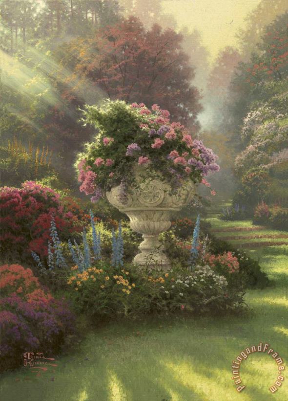 Thomas Kinkade The Garden of Hope Art Painting