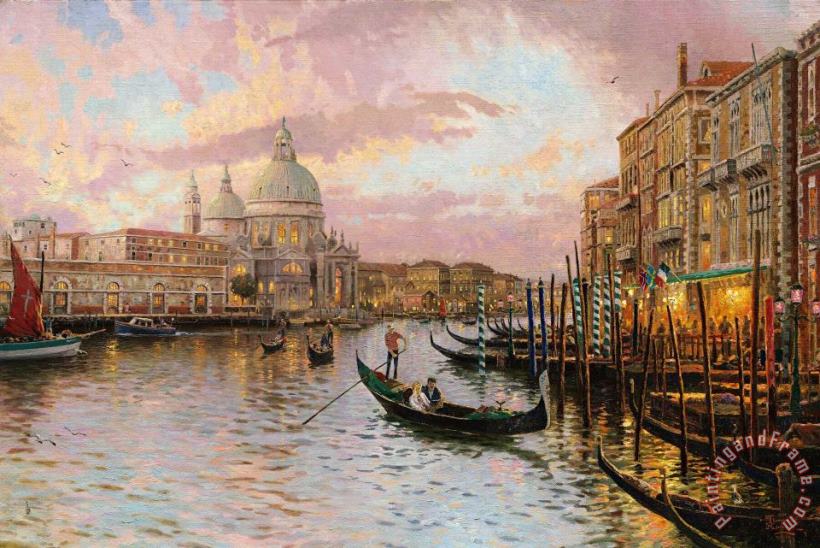 Thomas Kinkade Venice Art Painting