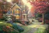 Thomas Kinkade - Victorian Autumn painting