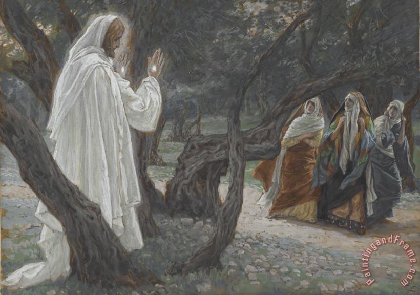 Tissot Jesus Appears to the Holy Women Art Print