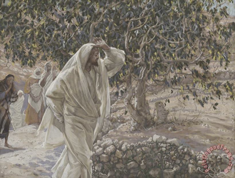 Tissot The Accursed Fig Tree Art Painting