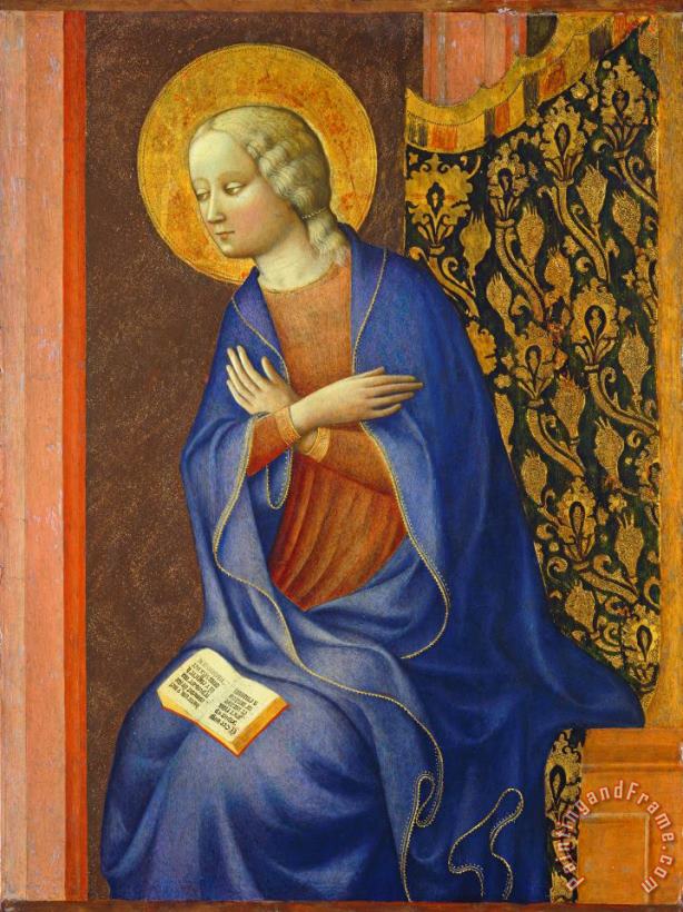 Tommaso Masolino da Panicale The Virgin Annunciate Art Painting